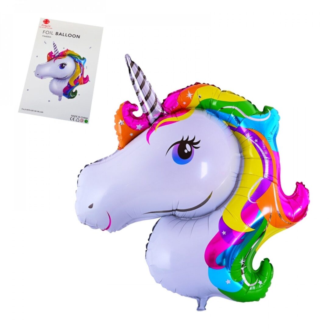 Балон "Еднорог" (Unicorn) /фолио/ - с размер 108 см. х 88 см. - Image 2