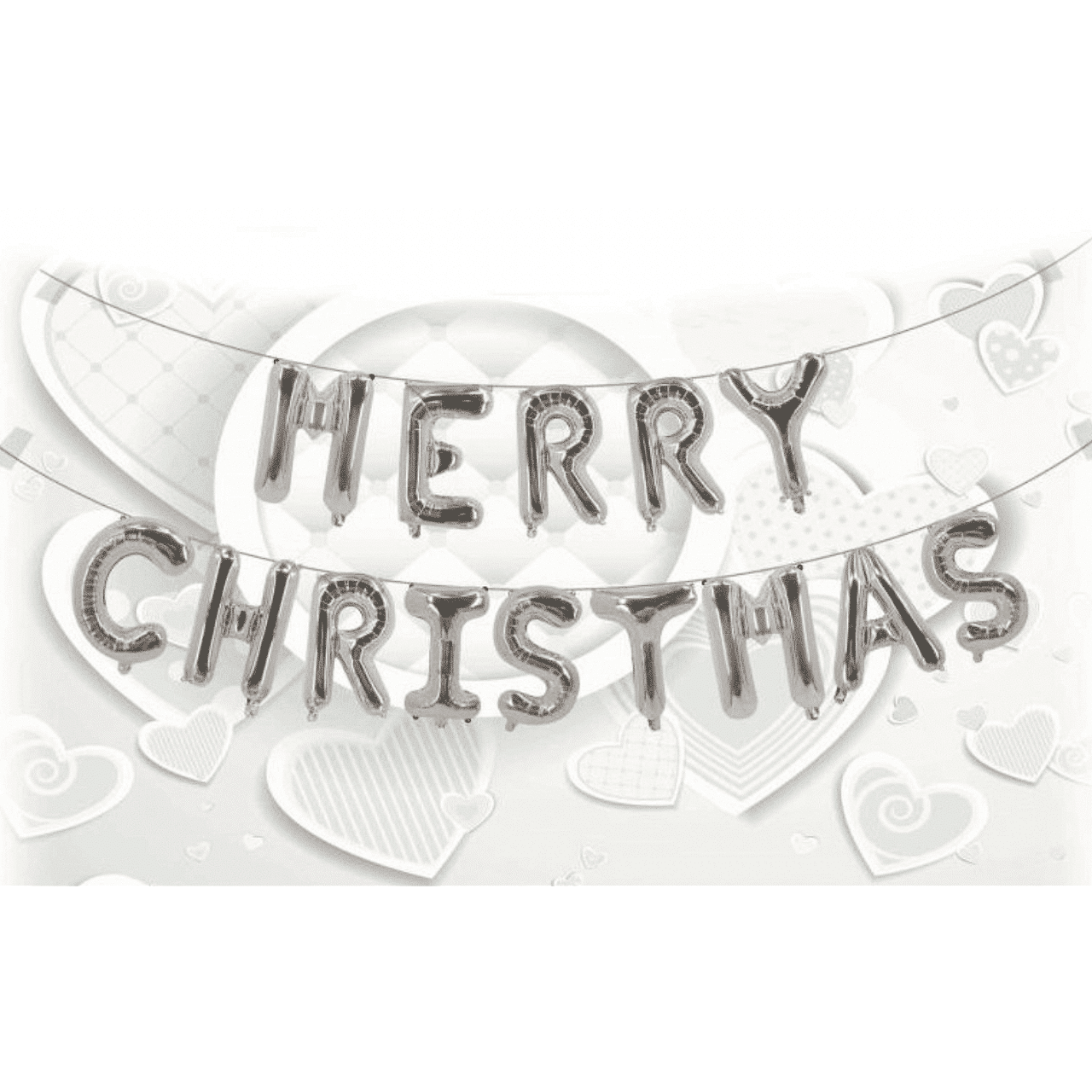 Балон фолио Merry Christmas – сребро