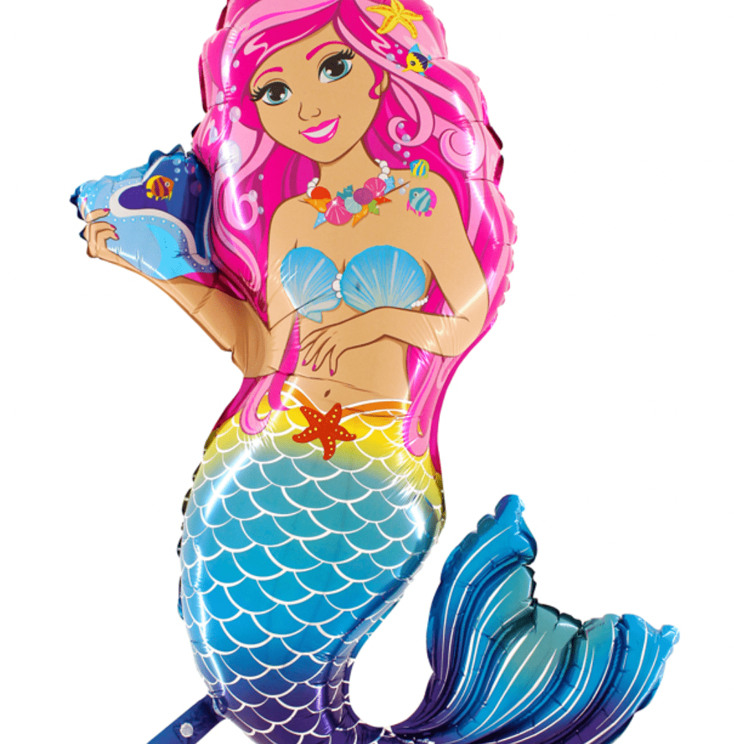 Балон фолио  Русалка(Mermaid) - 116 см