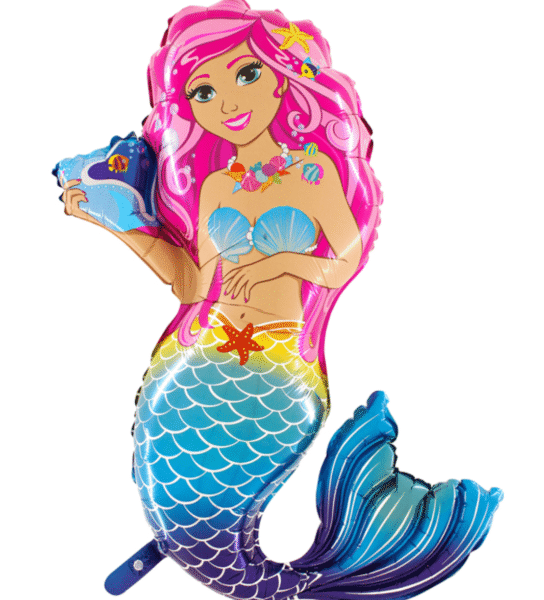 Балон фолио  Русалка(Mermaid) - 116 см