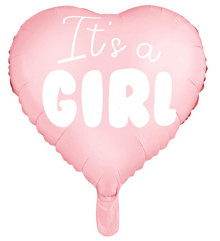 Балон от Фолио в розово - IT'S A GIRL- 48 см