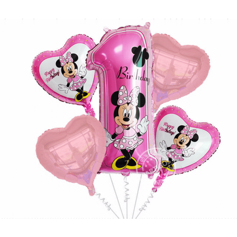 Балони Мини Маус (Minnie Mouse) - 5 броя