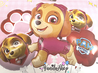 Балони Пес Патрул /Paw Patrol/ SKYE - Скай - 5 броя