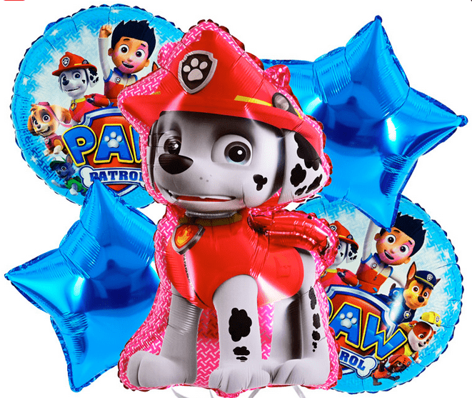 Балони Пес Патрул /Paw Patrol/ - 5 броя