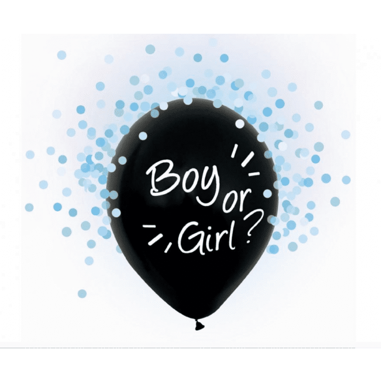Балони за разкриване пола на Бебето - Boy or Girl  - 30 см 4 броя