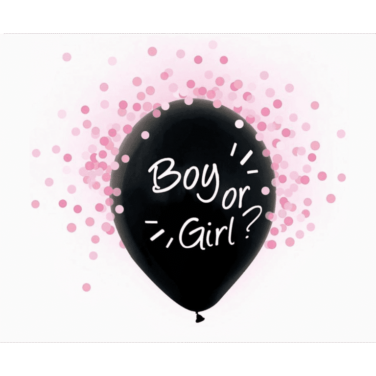 Балони за разкриване пола на Бебето - Boy or Girl  - 30 см 4 броя