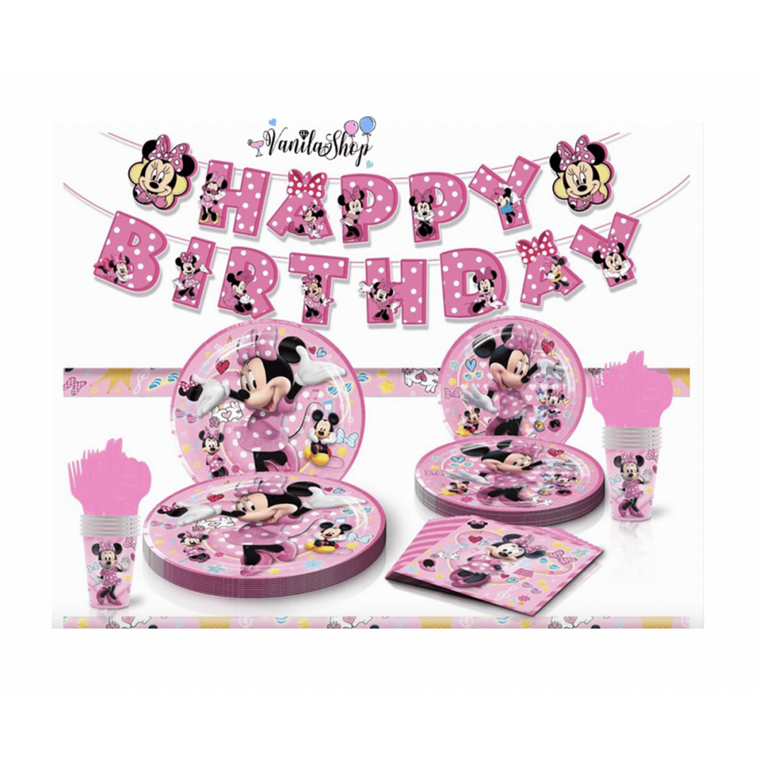 Банер  "HAPPY BIRTHDAY" - Мини Маус (Minnie Mouse) - Image 3