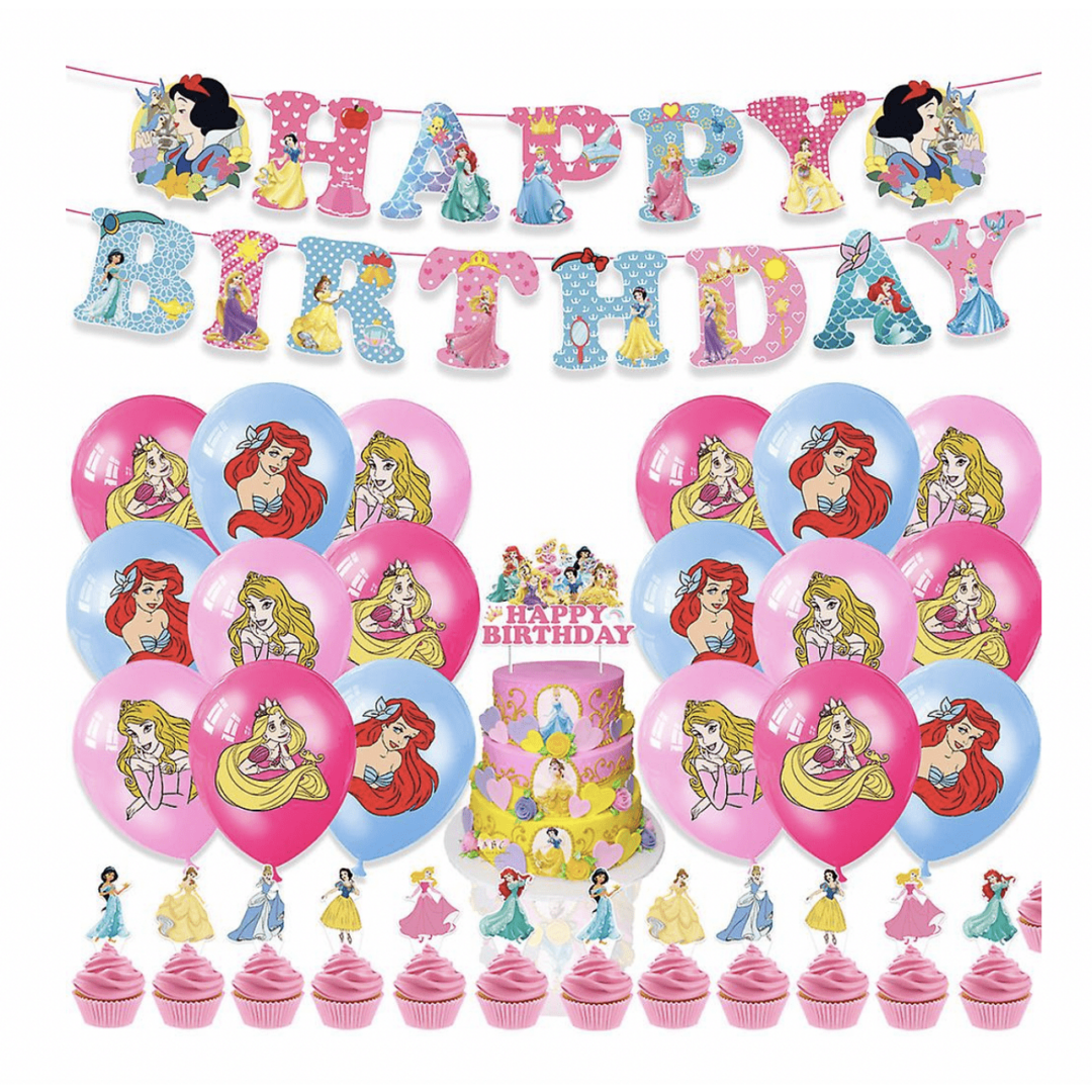 Банер Happy Birthday - Дисни Принцеси (Disney Princess) - 2.50 см - Image 3