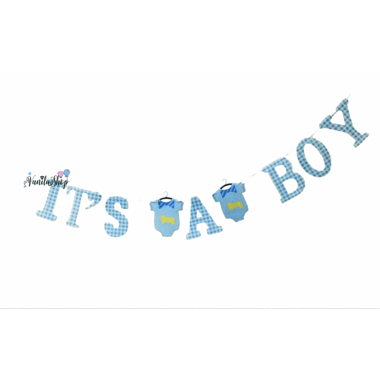 Банер  - It's a BOY -  100 см