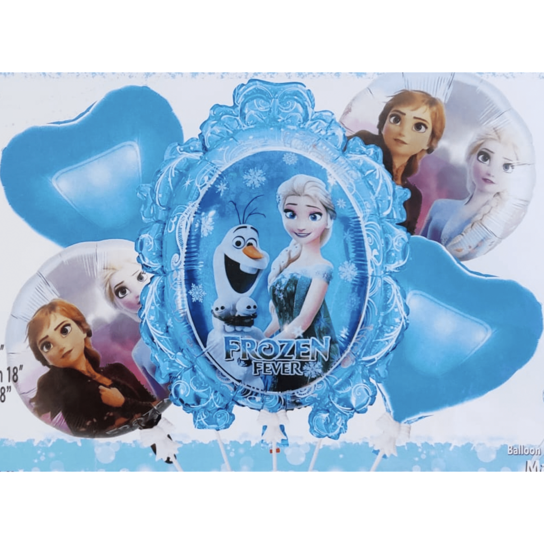 Комплект балони "Замръзналото Кралство" (Frozen) - 5 броя - Image 2