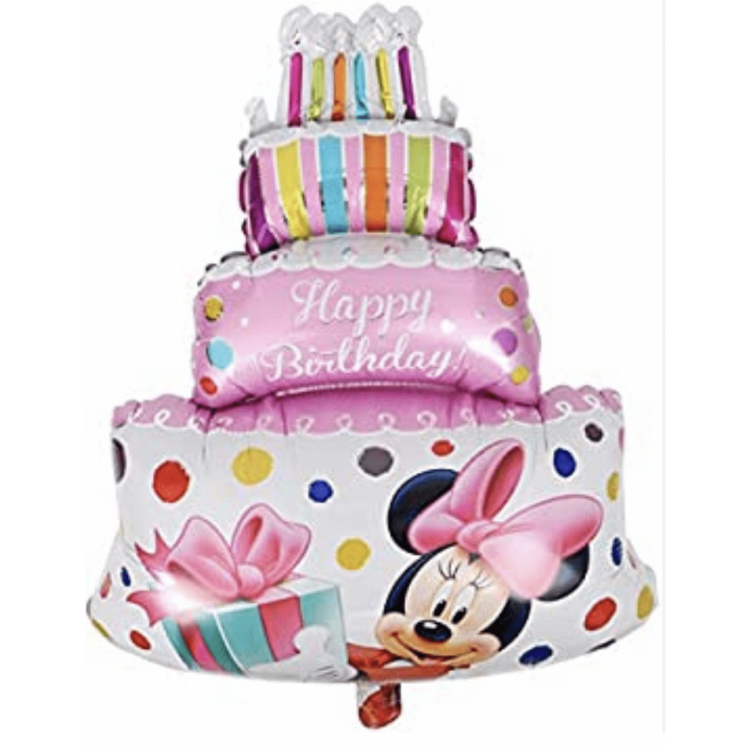 Комплект балони Мини Маус - (Minnie Mouse) Торта - 5 броя - Image 3