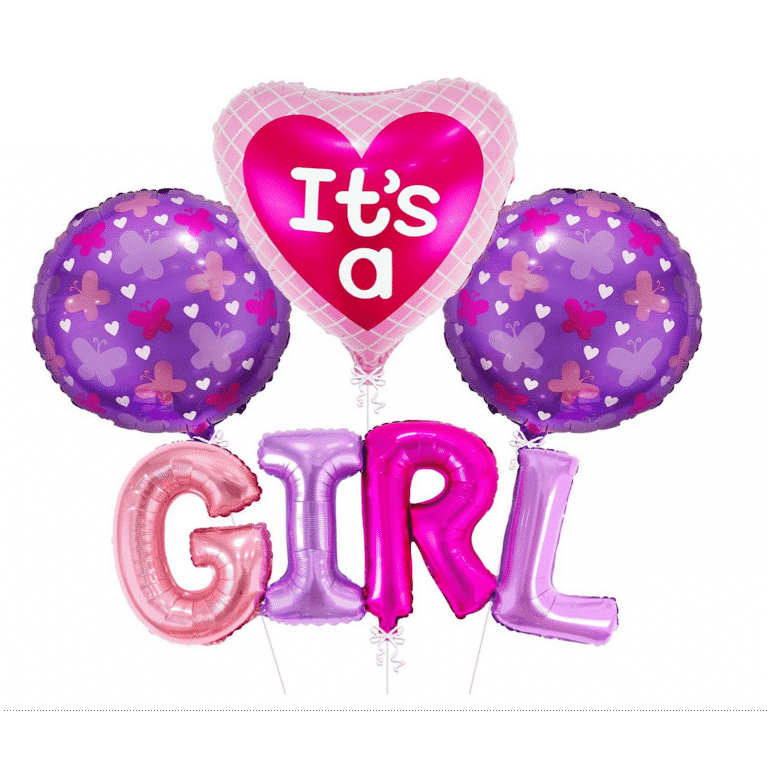 Комплект Фолиеви Балони It's a GIRL - 4 броя