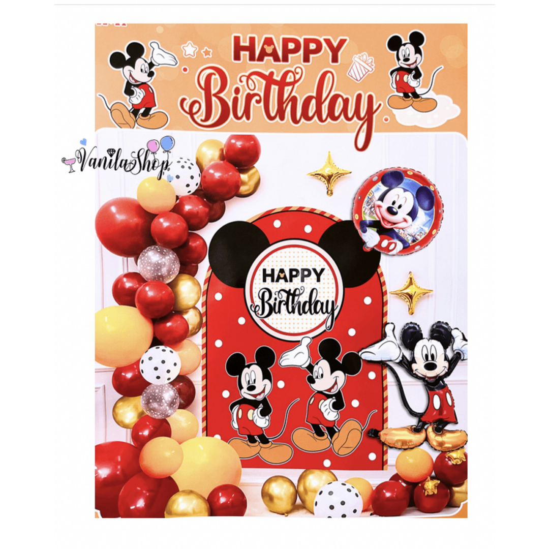 Комплект Мики Маус (Mickey Mouse)  55 броя + Помпа
