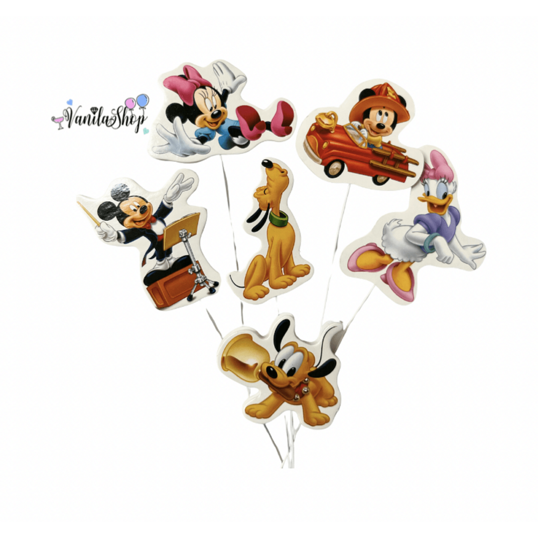 Комплект топери Disney Minnie & Mickey Mouse - Мини и Мики Маус – 6 броя - Image 3