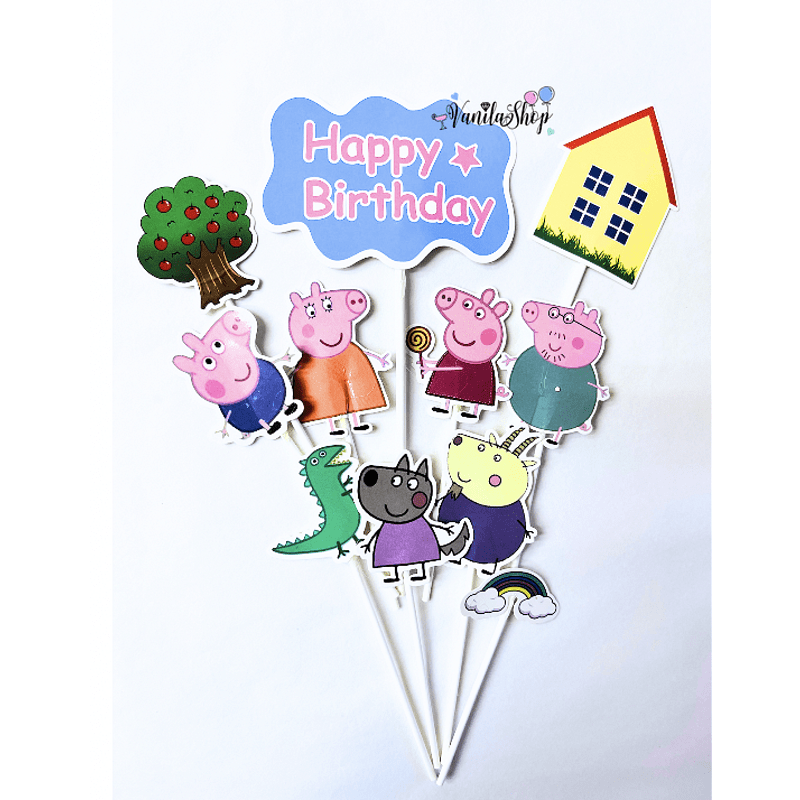 Комплект топери Peppa Pig | Пепа Пиг и приятели | 11 броя