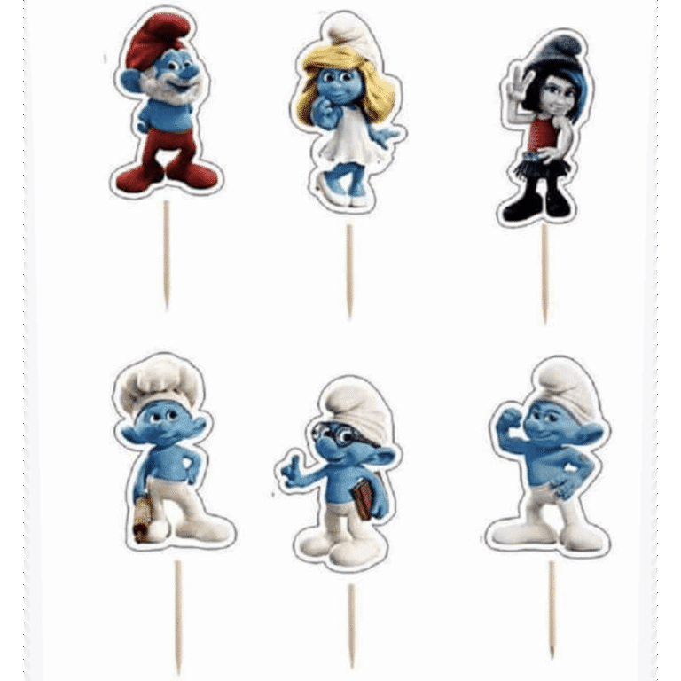 Комплект топери  Смърфовете ( Smurfs ) -  6 броя