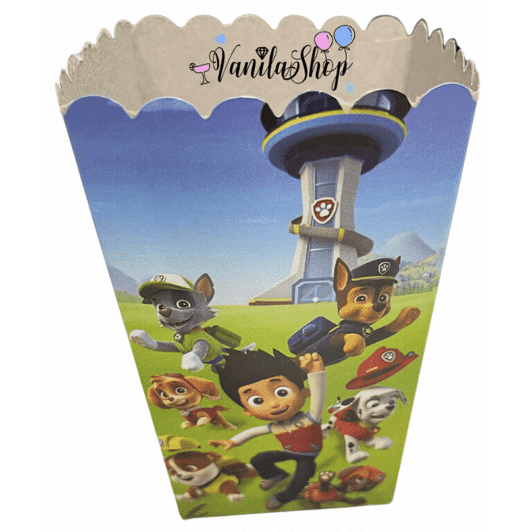 Кутии за пуканки и сладки "Пес Патрул" (Paw Patrol ) - 10 броя