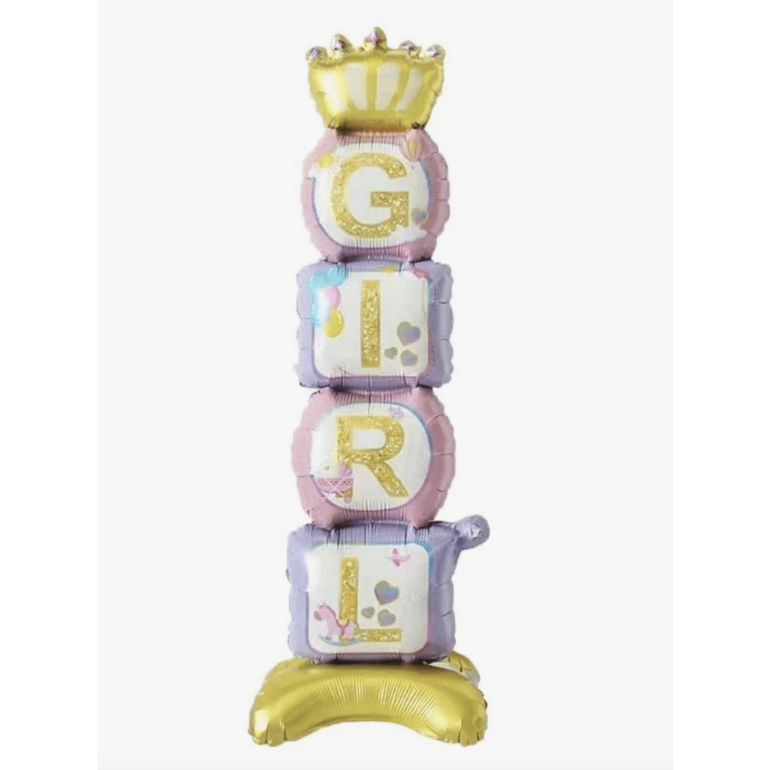 Настолен балон " GIRL" -117 | 5 см