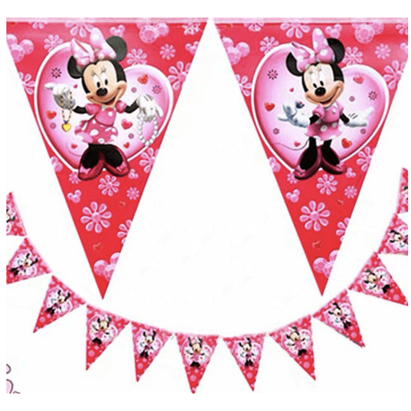 Банер флагчета за декорация Мини Маус ( Minnie Mouse )  - 2 м - Image 3