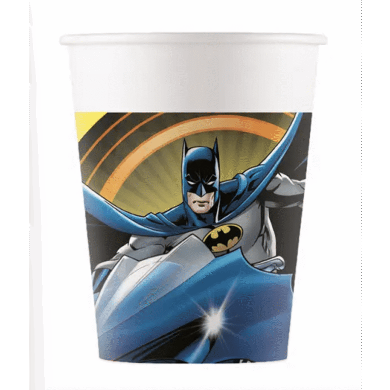 Парти чаши Батман (Batman) -  8 броя - 200 мл