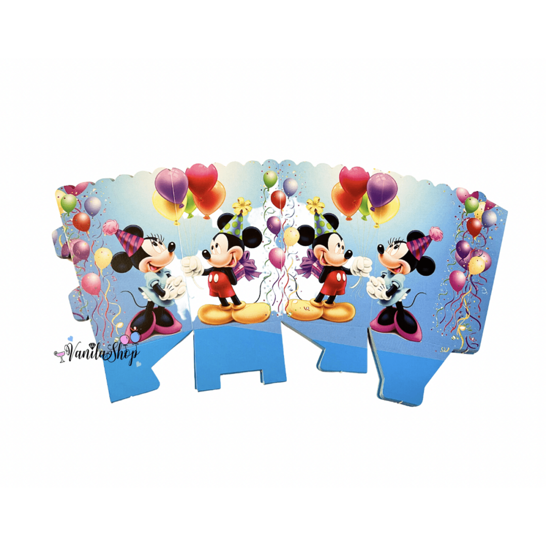 Кутии за пуканки и сладки Мики и Мини Маус (Mickey & Minnie Mouse) - 10 БРОЯ. - Image 6