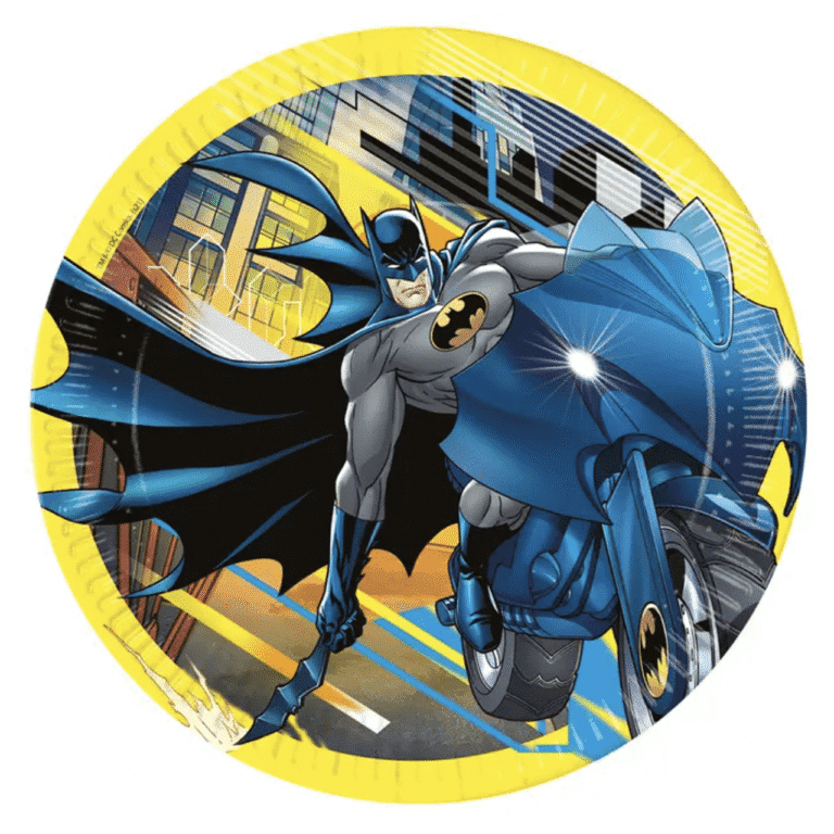 Парти чинии Батман (Batman) - 8 броя - 23 см
