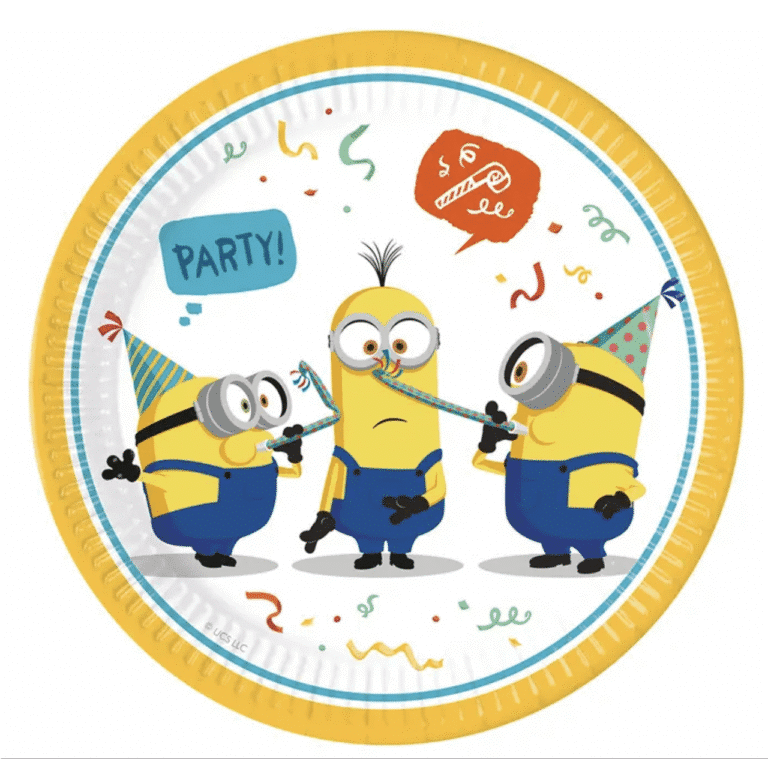 Парти Чинии Миньони (Minions) - 8 броя - 23 см