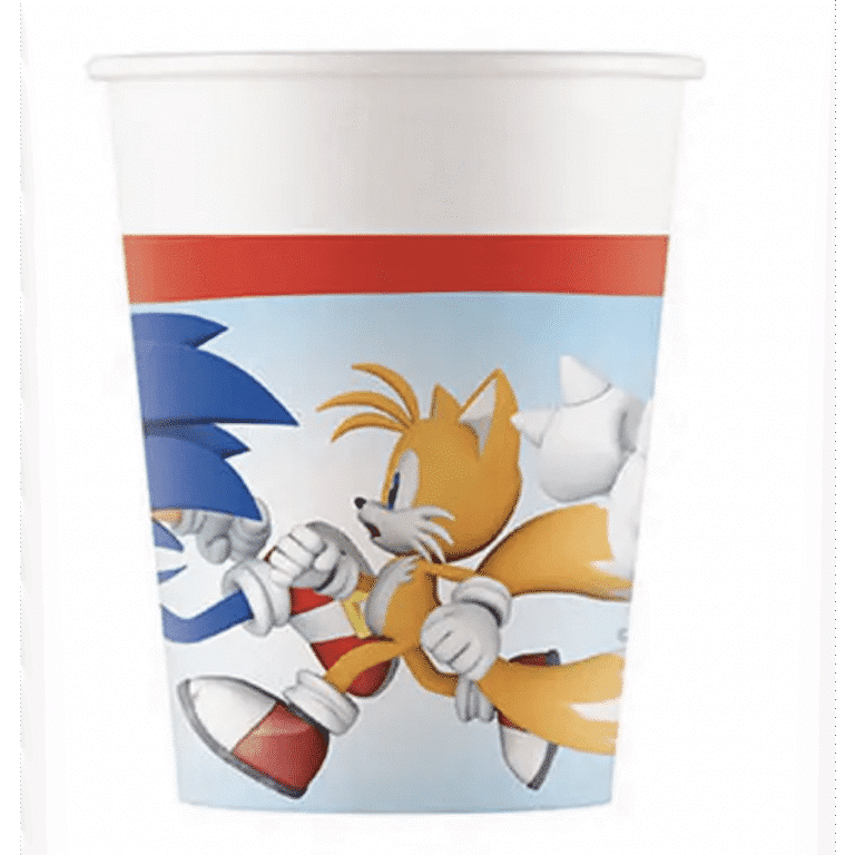Парти чаши Соник (Sonic) - 8 броя 200 мл