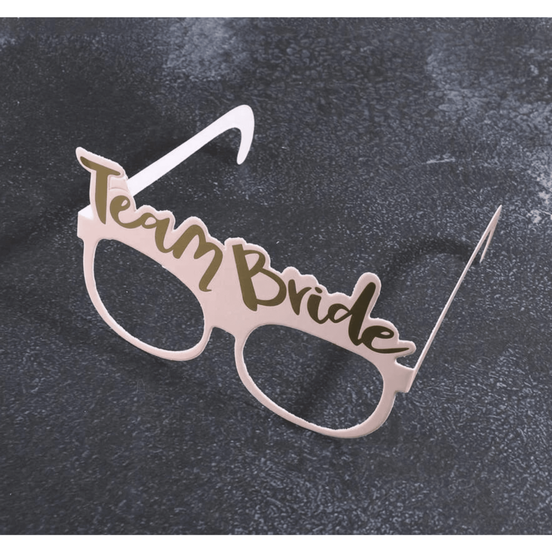 Парти очила за моминско парти -  Bride to Be + Team Bride - 10 броя - Image 4