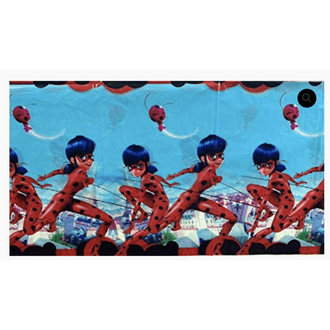 Парти покривка Калинката и Черния Котарак  (Ladybug and cat noir ) - 110 x 180см