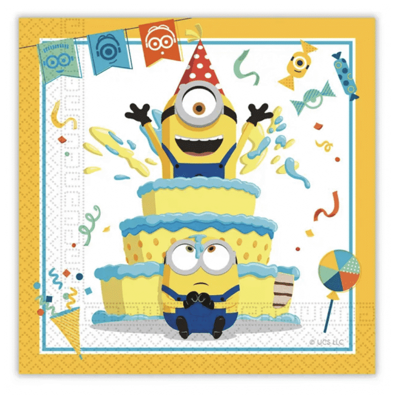 Парти Салфетки Миньони Minions - 20 броя