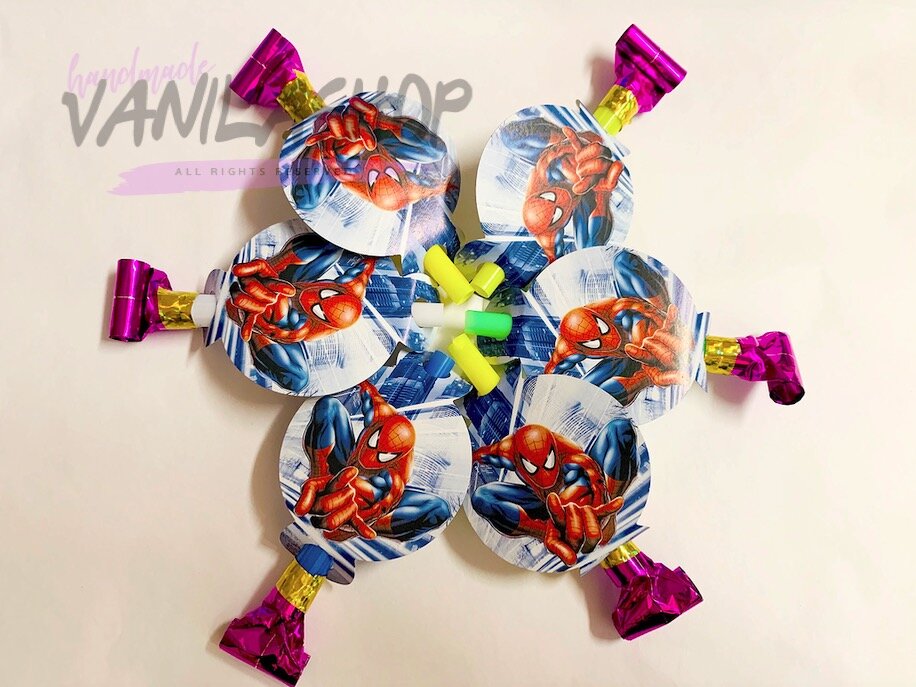 Парти свирки Спайдърмен (Spiderman) - 6 броя