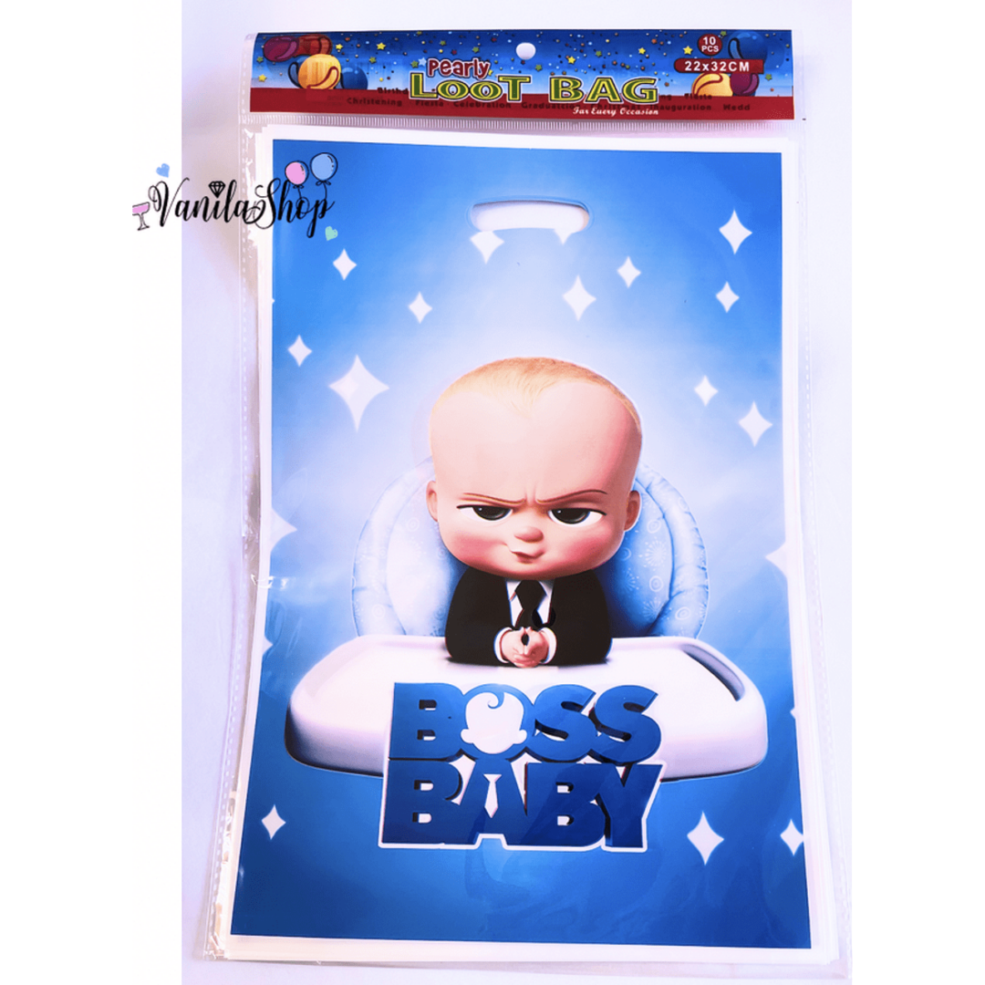 Пликчета за подаръци и лакомства Бебе Бос ( The Boss Baby) - 10 броя - Image 3