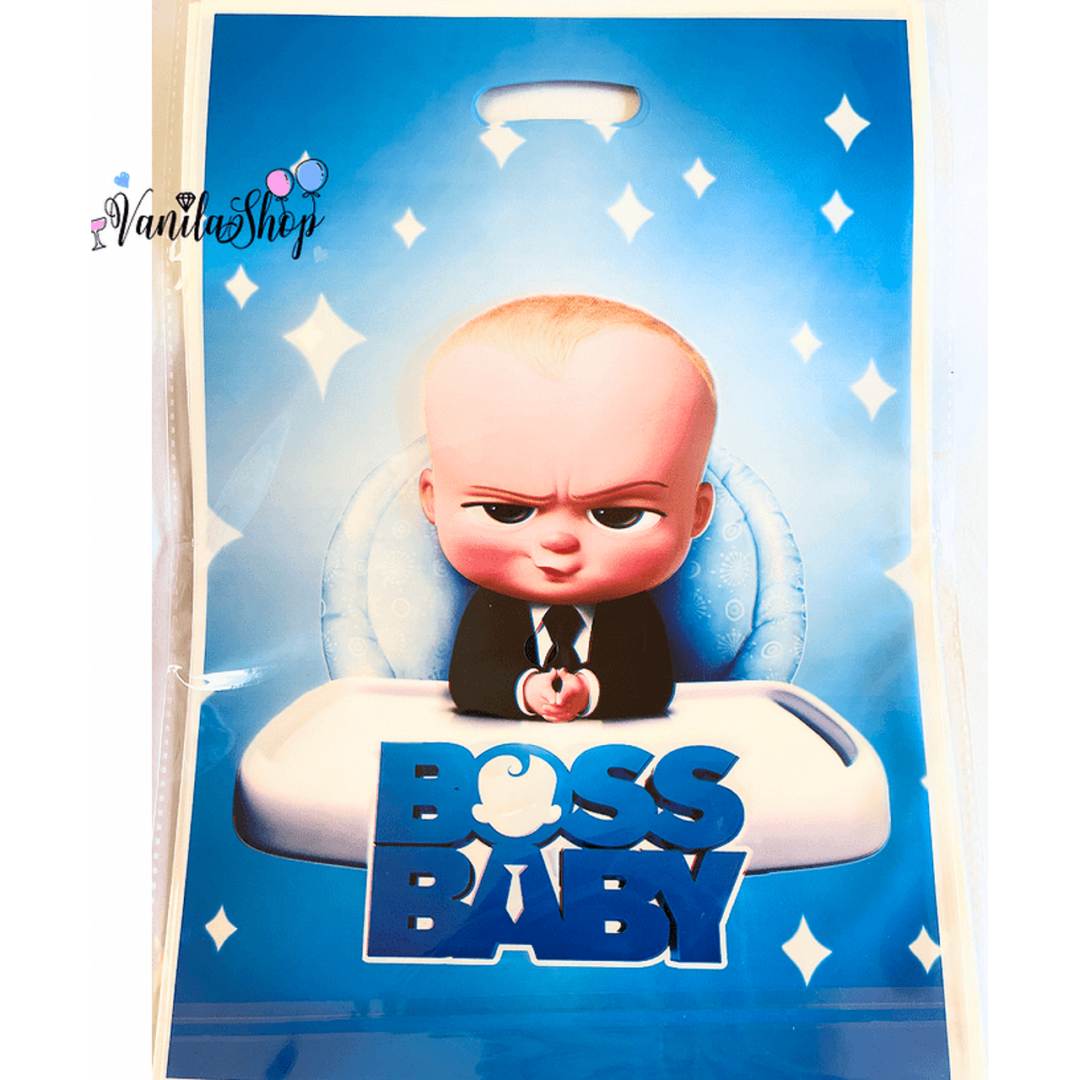 Пликчета за подаръци и лакомства Бебе Бос ( The Boss Baby) - 10 броя