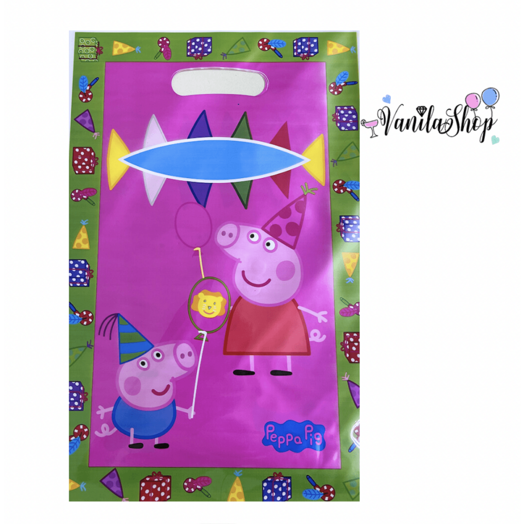 Пликчета за  подаръци и лакомства Пепа Пиг (Peppa Pig) - 10 броя - Image 2