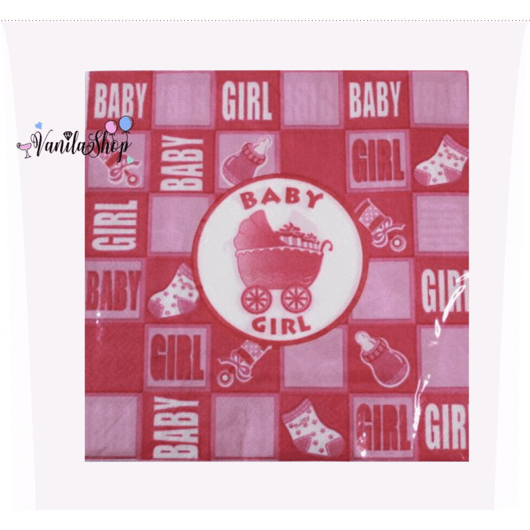 Салфетки "Baby Girl" - 20 броя