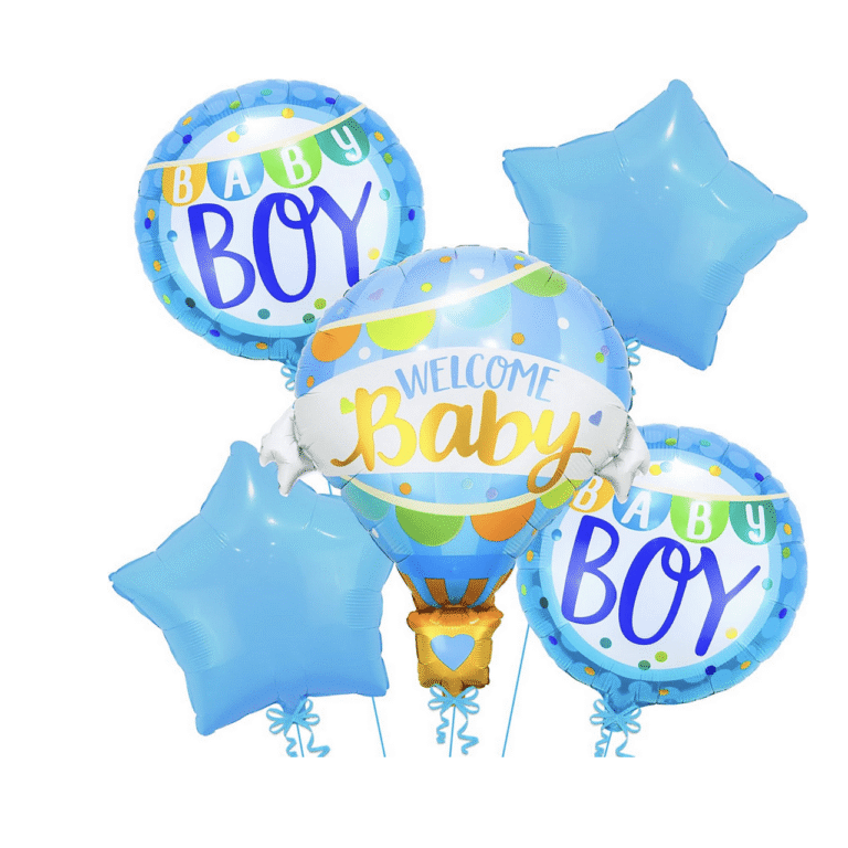 Сет от 5 балона "Welcome Baby Boy"