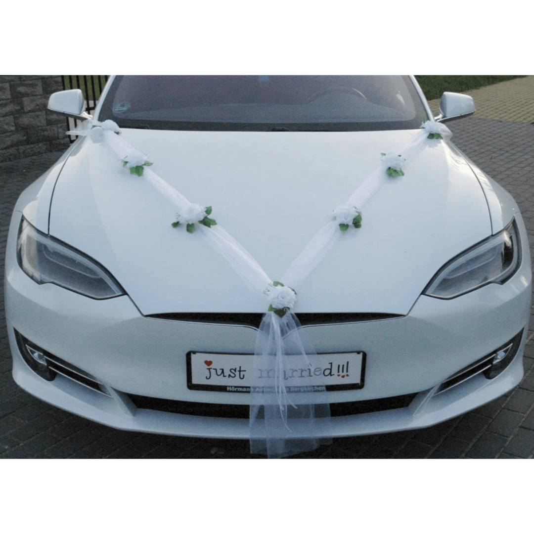 Сватбени табели за кола Just Married - 2 броя - Image 5
