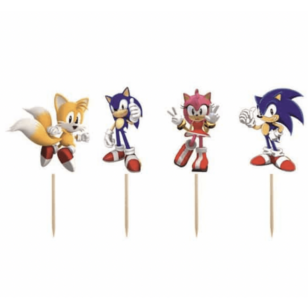 Топери Соник (Sonic) таралежа |  8 броя |  в комплект