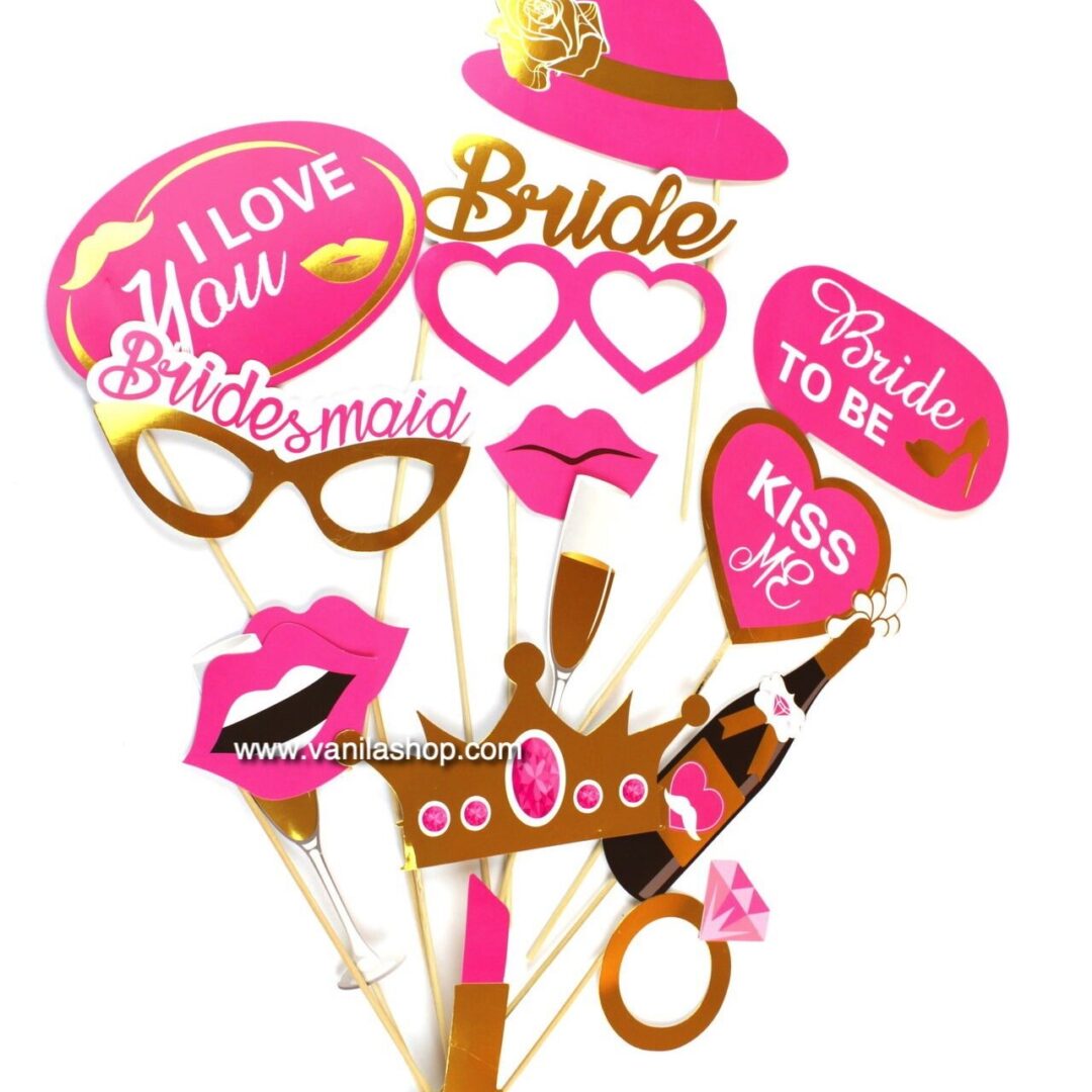 Забавни фото стикове за снимки  Bride to Be - 15 броя