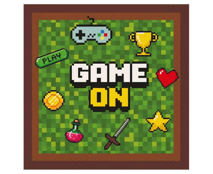 Салфетки Game On - 20 броя