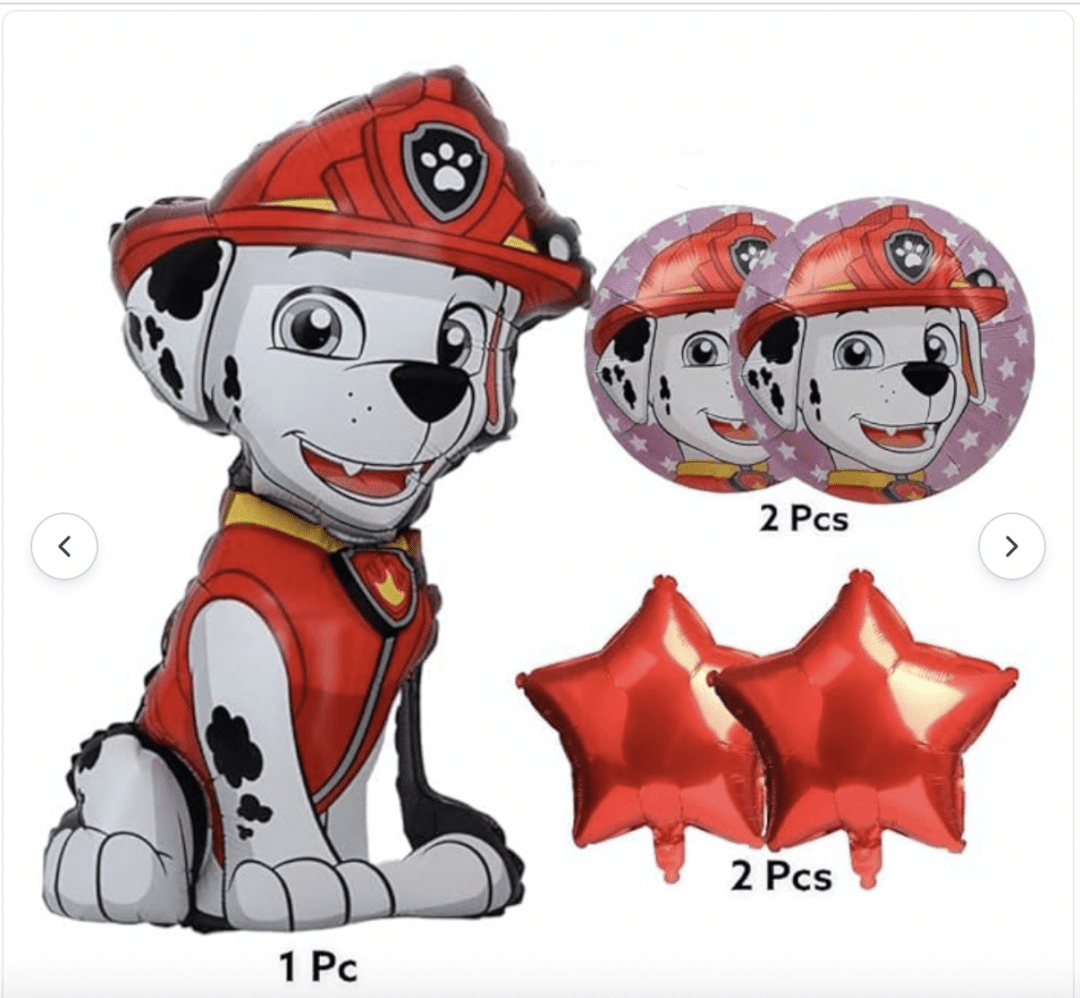 Балони Пес Патрул /Paw Patrol/ - 5 броя - Image 3