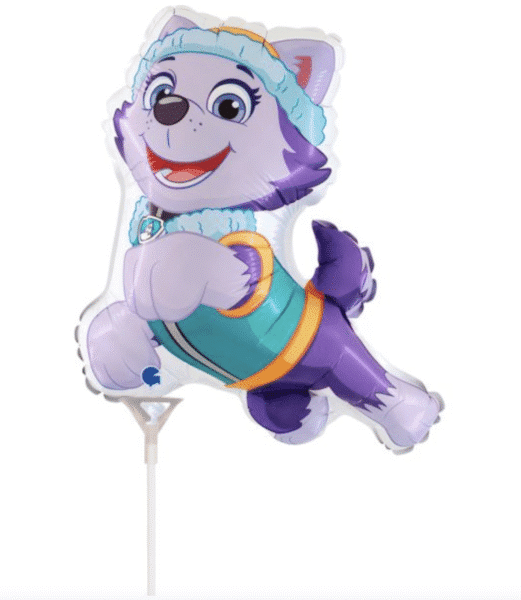 Балон фолио Paw Patrol ( Пес Патрул) - Еверест - 35 см + пръчка
