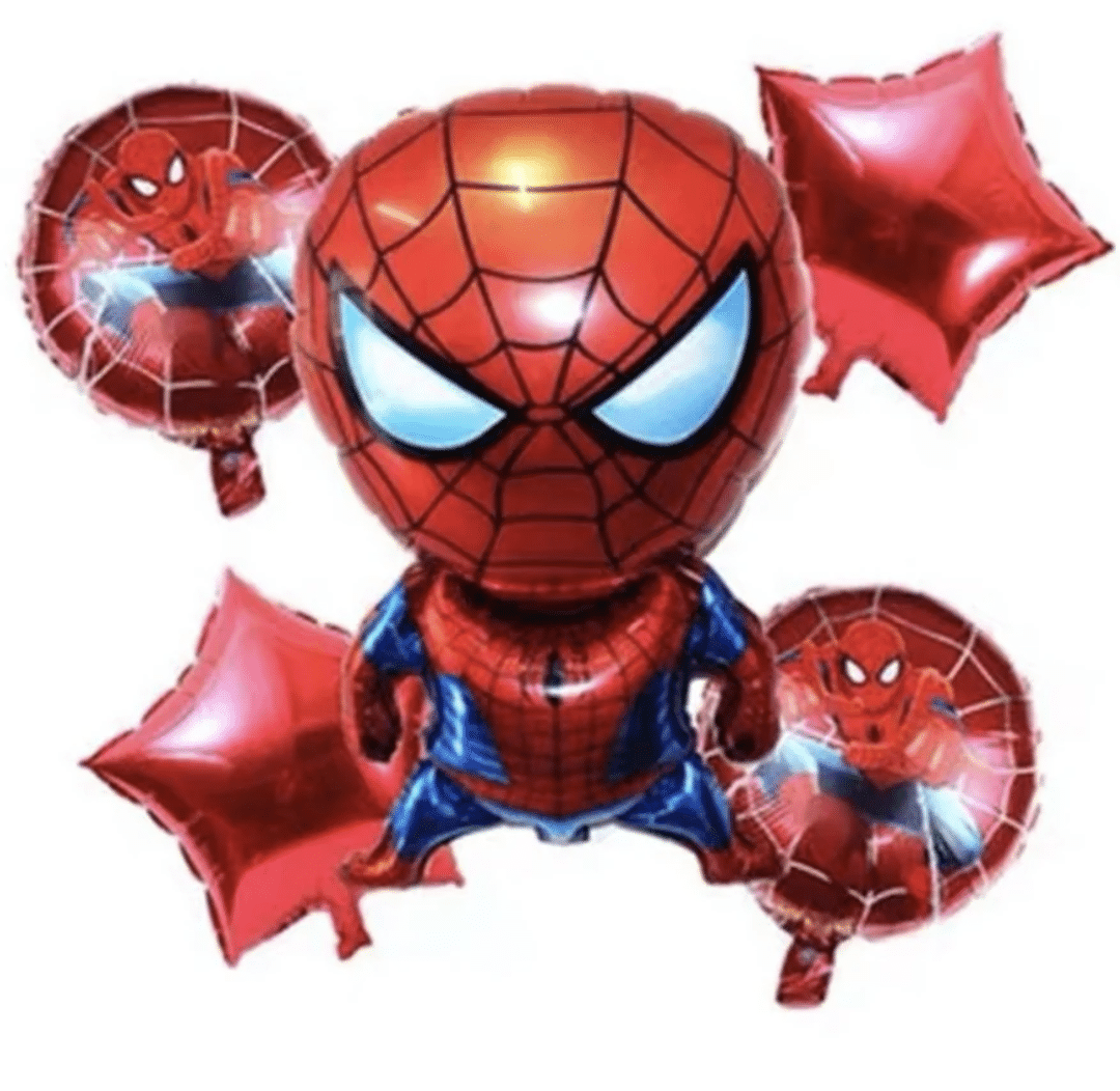 Комплект Балони Спайдърмен ( Spiderman ) - 5 броя
