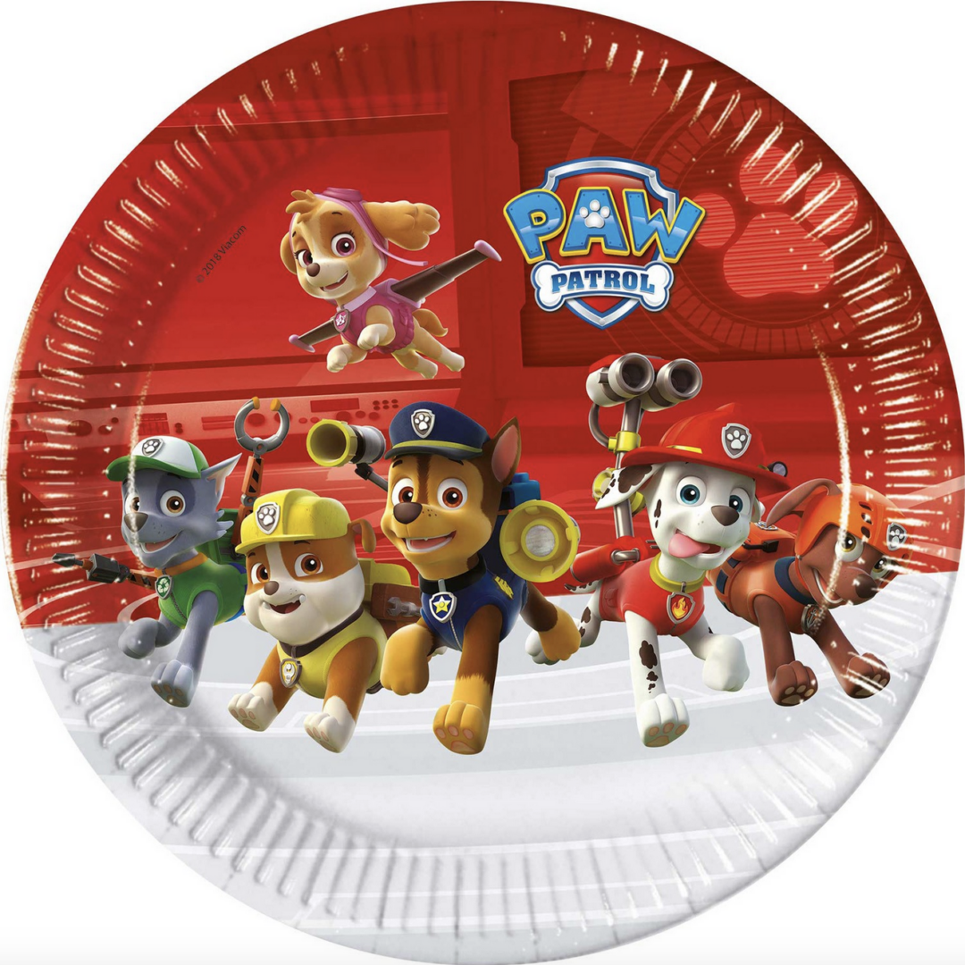 Парти чинии Пес Патрул (Paw Patrol) - Ready For Action | 23 cм | 8 броя