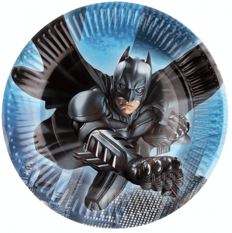 Парти чинии Батман (Batman) - 10 броя - 18 см
