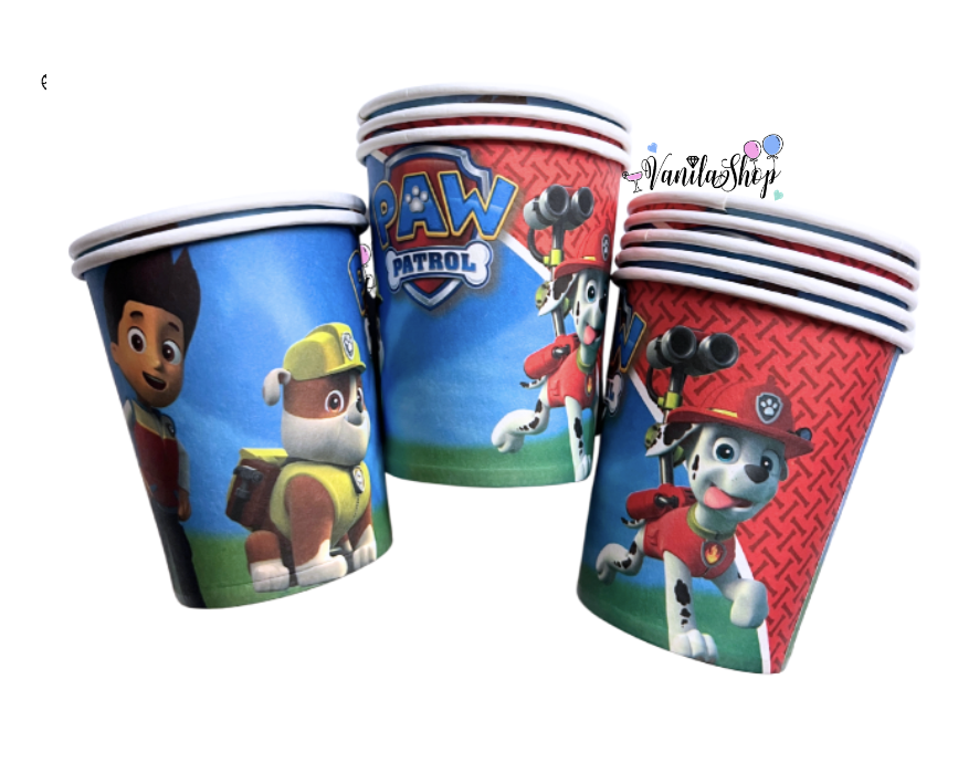 Парти чаши Пес Патрул ( Paw Patrol) - 10 броя - 200 мл