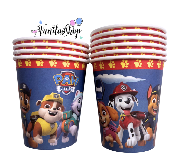Парти чаши Пес Патрул ( Paw Patrol) - 10 броя - 200 мл