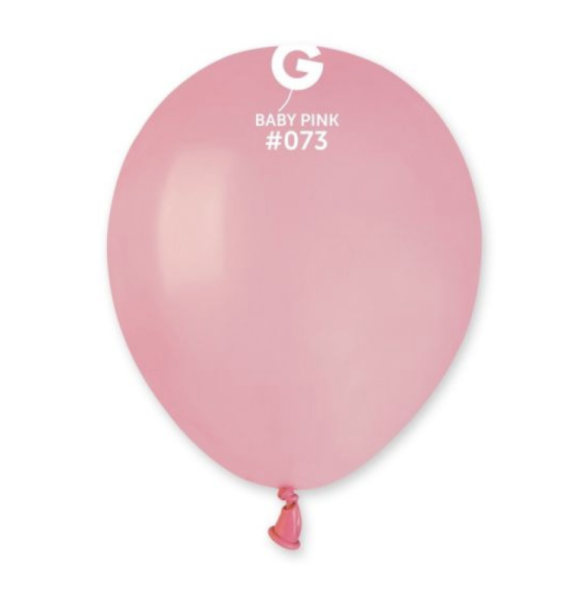 Балони Класик - 100 броя бeбешко розово Baby Pink - 13 см