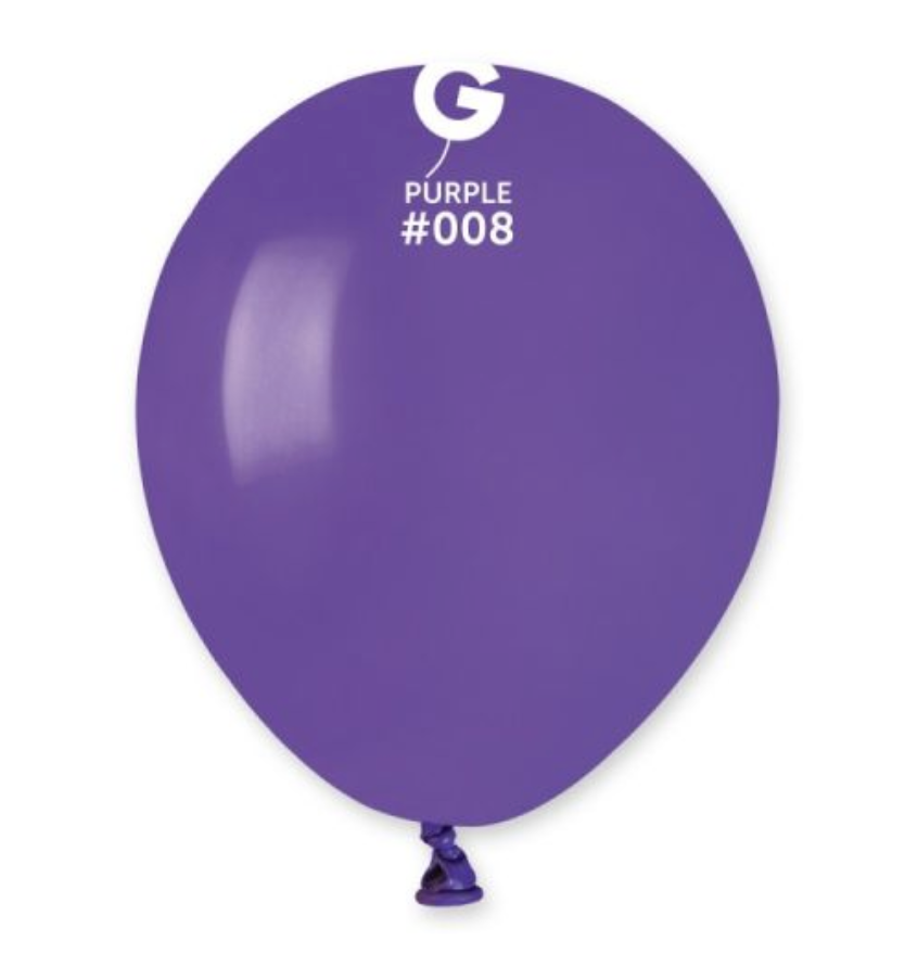 Балони Класик - 100 броя Лилави (Purple) - 13 см